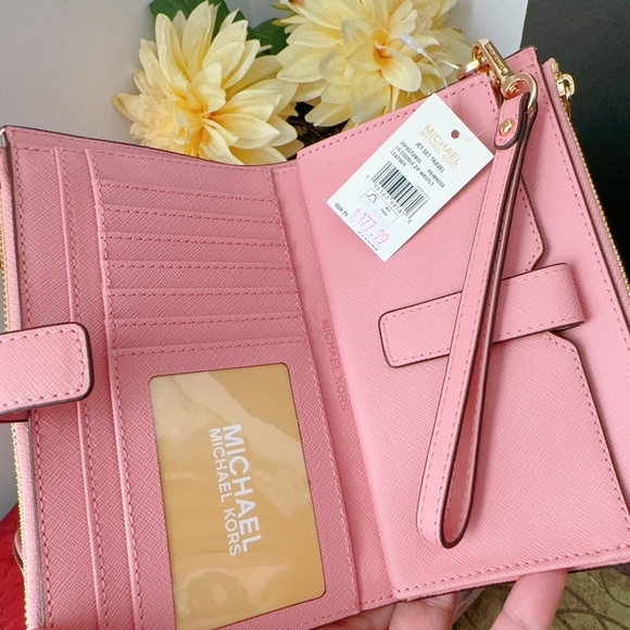 Michael Kors MK Jet Set Girls Travel Medium Duffle Bag + Wallet SET NWT - Picture 9 of 9